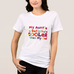 私のおばあちゃんはクール私のパパより間違いない トライブレンドTシャツ