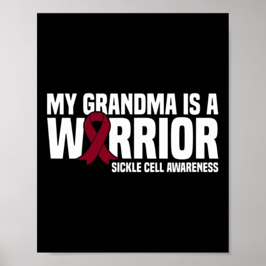 私のおばあちゃんは戦士の鎌の細胞認識度 ポスター (正面)