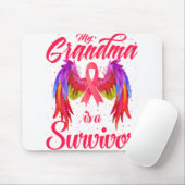 私のおばあちゃんは生存乳がん認識度 マウスパッド (マウス)