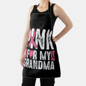 私のおばあちゃん乳がん認識度用ピンク エプロン (インサイチュ)