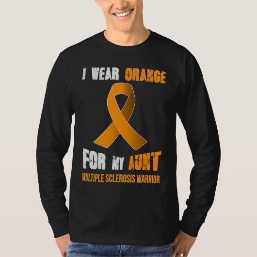 私のおばさん 多発性硬化症と闘う私の英雄 Tシャツ (正面)