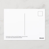 私のおばジャニスによる絵画 ポストカード (裏面)