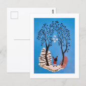 私のおばジャニスによる絵画 ポストカード (正面/裏面)
