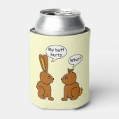 私のおもしろいお尻はバンニーを痛める 缶クーラー (缶正面)