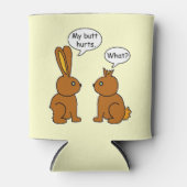 私のおもしろいお尻はバンニーを痛める 缶クーラー (正面)