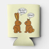 私のおもしろいお尻はバンニーを痛める 缶クーラー (裏面)