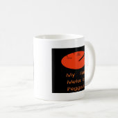 私のおもしろいのメートルは釘付けになります! コーヒーマグカップ (正面右)