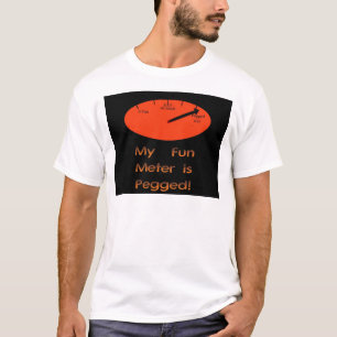 私のおもしろいのメートルは釘付けになります! Tシャツ