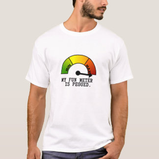 私のおもしろいのメートルは釘付けになります Tシャツ