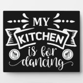 私のおもしろいキッチンは踊り フォトプラーク (正面)