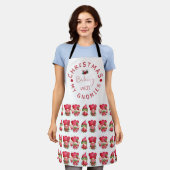私のおもしろいグノーミーとのクリスマスベーキング エプロン (着用した状態)