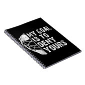 私のおもしろいゴールはあなたのホッケーのゴアリーアイスを否定する ノートブック (右側)