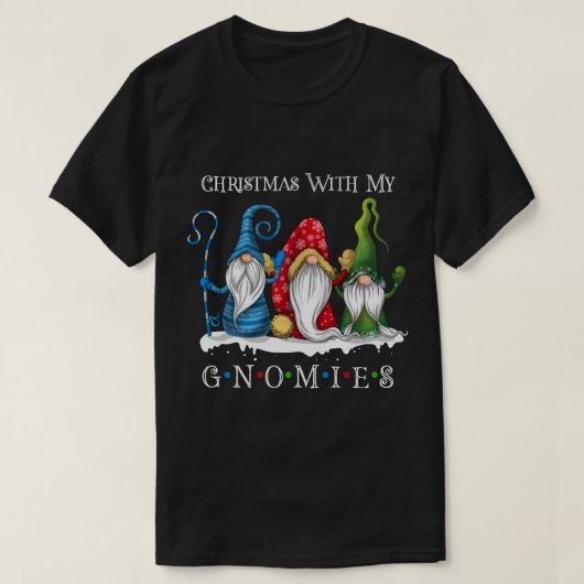 私のおもしろいノミーのクリスマスとクリスマス Tシャツ (デザイン正面)