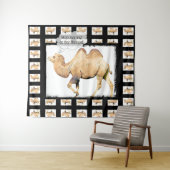 私のおもしろいハストップンプスのタペストリーを見つめるラクダ タペストリー (インサイチュ(横))