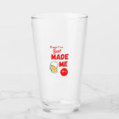 私のおもしろいビアグラスじゃなかった タンブラーグラス (正面)