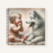 私のおもしろいベビーがやった事 ノートブック (正面)