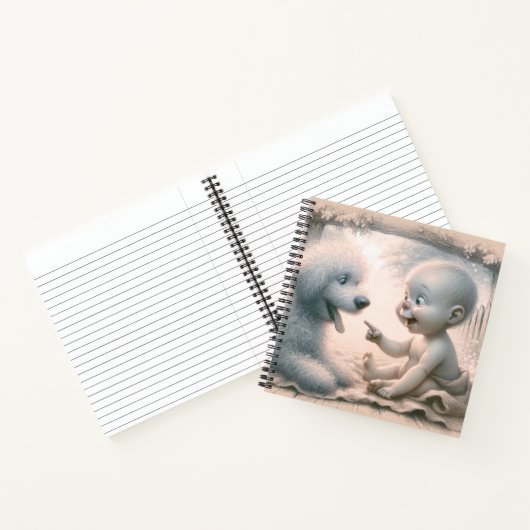 私のおもしろいベビーが言った事 ノートブック (内部)