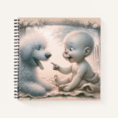 私のおもしろいベビーが言った事 ノートブック (正面)