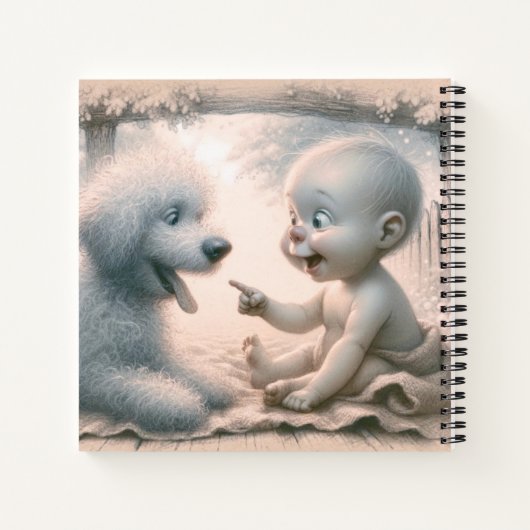 私のおもしろいベビーが言った事 ノートブック (裏面)