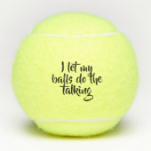 私のおもしろいボールを話すカスタムこと テニスボール (正面)
