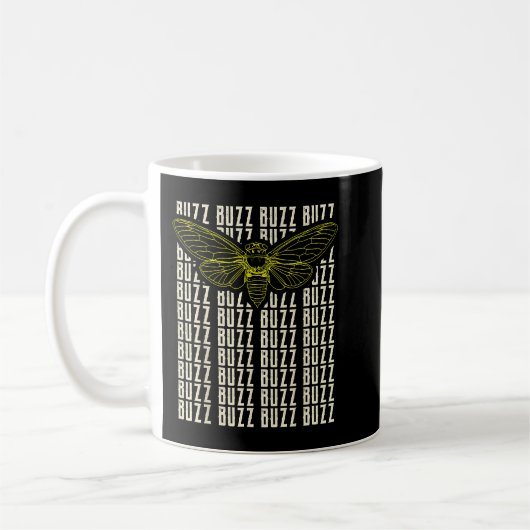 私のおもしろい人々のCicada Swarm Brood Xの歌Cica コーヒーマグカップ (左)
