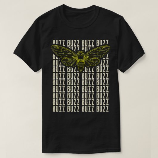 私のおもしろい人々のCicada Swarm Brood Xの歌Cica Tシャツ (デザイン正面)