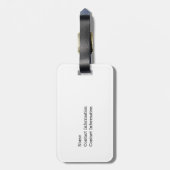 私のおもしろい人生はもっとカウベルが必要だ ラゲッジタグ (裏面縦)