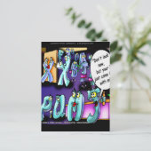 私のおもしろい元と君の元を離婚 ポストカード (スタンド正面)