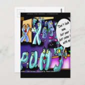 私のおもしろい元と君の元を離婚 ポストカード (正面/裏面)