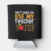 私のおもしろい先生の声を使わせない 缶クーラー (裏面)