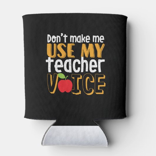 私のおもしろい先生の声を使わせない 缶クーラー (裏面)