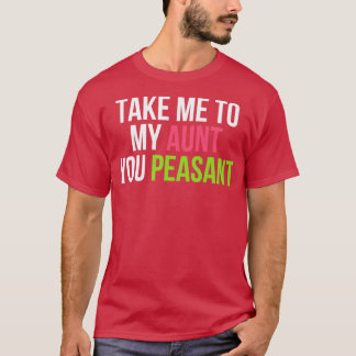 私のおもしろい叔母に連れて行く農民の叔母の愛好家 Tシャツ