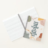 私のおもしろい子供がノートと言った愛しカラフルるもの ノートブック (内部)