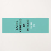 私のおもしろい子供が母でないから ヨガマット (正面(横))