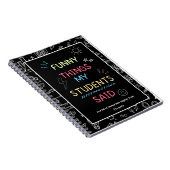 私のおもしろい学生がジャーナルに言った事 ノートブック (右側)