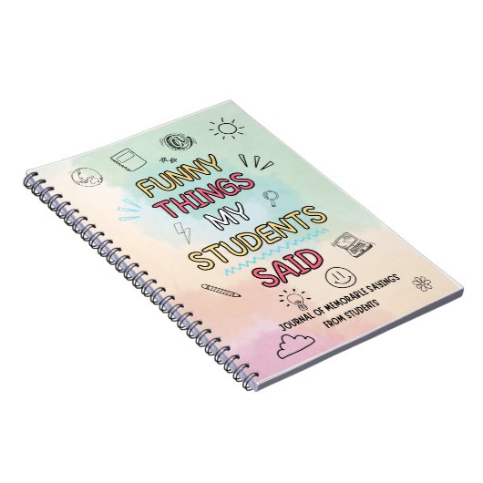 私のおもしろい学生がジャーナルに言った事 ノートブック (右側)