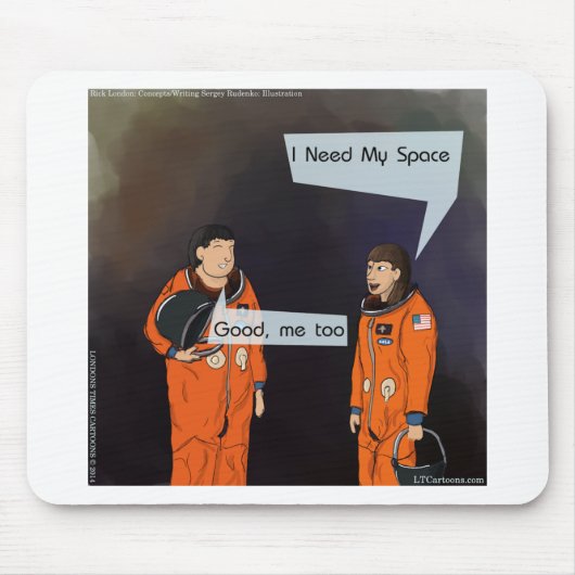 私のおもしろい宇宙 マウスパッド (正面)