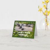 私のおもしろい岩庭 カード (黄色い花)