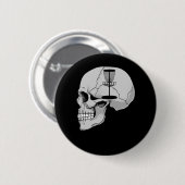 私のおもしろい心の中のディスクゴルフ 缶バッジ (正面&裏面)