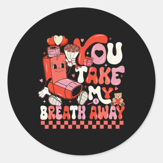 私のおもしろい息の遠くにRt肺分隊の価 ラウンドシール (正面)