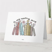 私のおもしろい時代のブックリーダー読引用文Groovy L カード (裏面)