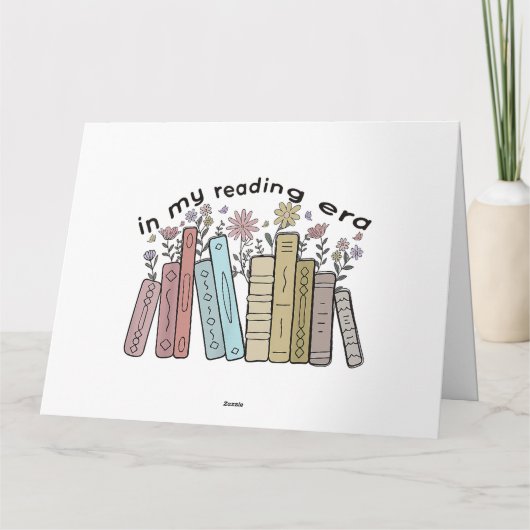 私のおもしろい時代のブックリーダー読引用文Groovy L カード (裏面)