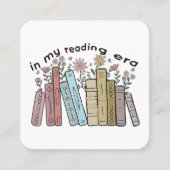 私のおもしろい時代のブックリーダー読引用文Groovy L スクエア名刺 (正面)