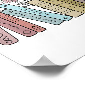 私のおもしろい時代のブックリーダー読引用文Groovy L ポスター (角)