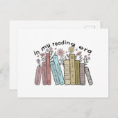 私のおもしろい時代のブックリーダー読引用文Groovy L ポストカード (正面/裏面)