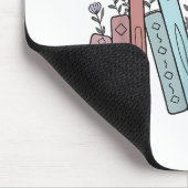 私のおもしろい時代のブックリーダー読引用文Groovy L マウスパッド (コーナー)