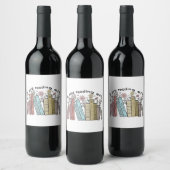 私のおもしろい時代のブックリーダー読引用文Groovy L ワインラベル (ボトル)