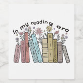 私のおもしろい時代のブックリーダー読引用文Groovy L ワインラベル (シングルラベル)