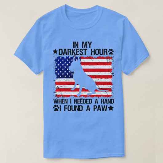 私のおもしろい最も暗い時間で私は手が必要だった Tシャツ (デザイン正面)