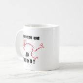 私のおもしろい最後の神経 コーヒーマグカップ (正面左)